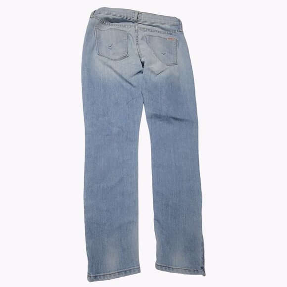 Hudson Skinny Jeans Womens Size 25 Low Rise Light Wash Zipper Ankle Denim Pants - Picture 3 of 8